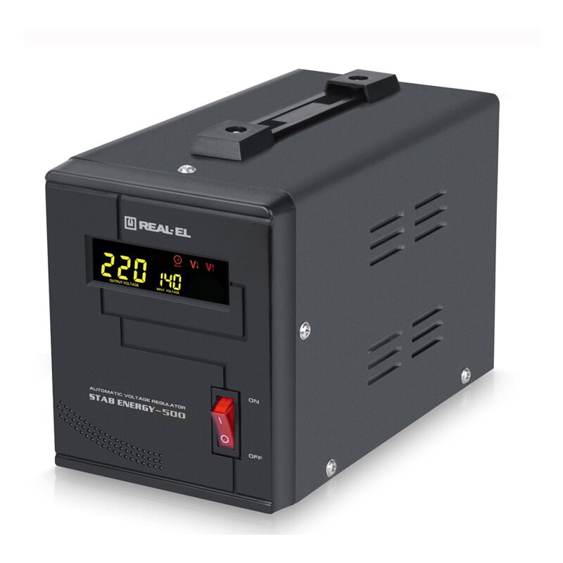 Стабілізатор REAL-EL Stab Energy-500 Black