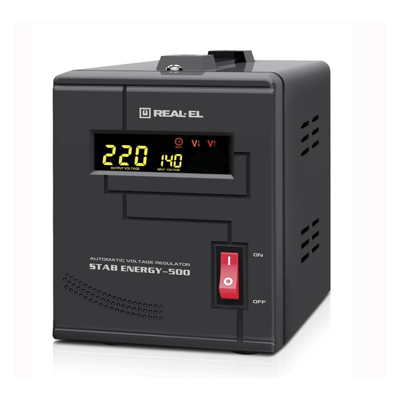 Стабілізатор REAL-EL Stab Energy-500 Black