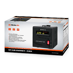 Стабілізатор REAL-EL Stab Energy-500 Black