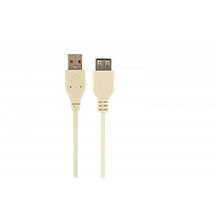 Кабель Cablexpert USB - USB V 2.0 (M/F), 0.75 м, білий (CC-USB2-AMAF-75CM/300)