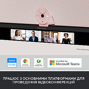 Веб-камера Logitech Brio 300 Rose (960-001448)