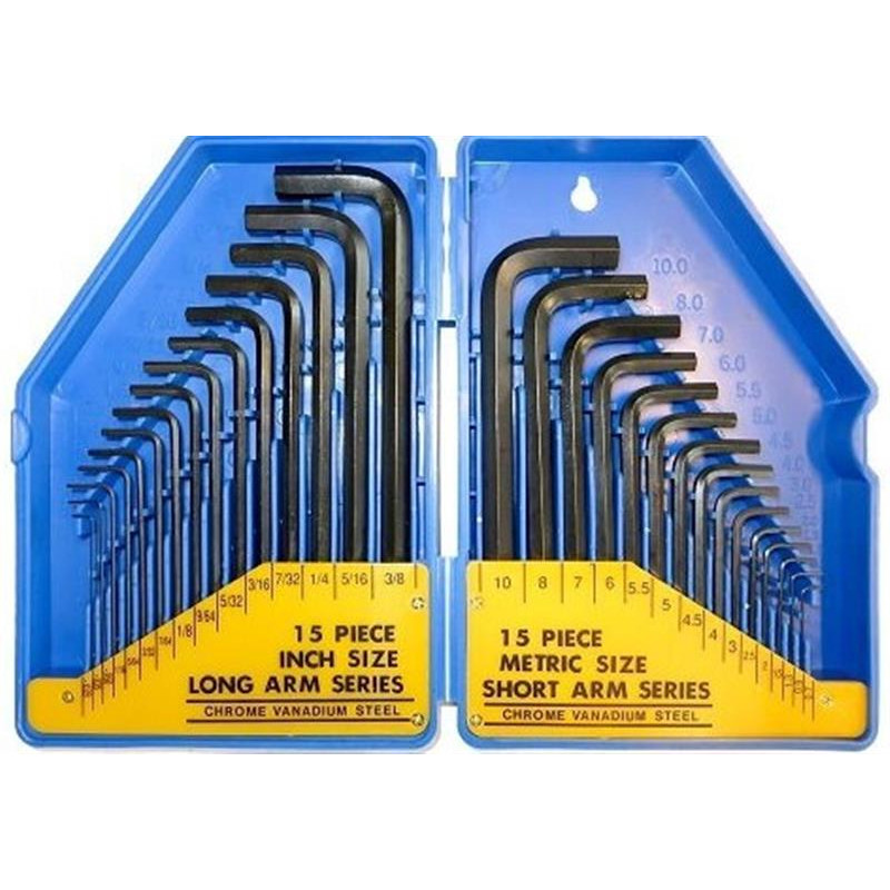 Набір ключів шестигранних S&R 30 шт (365532030)