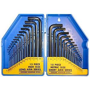 Набір ключів шестигранних S&R 30 шт (365532030)