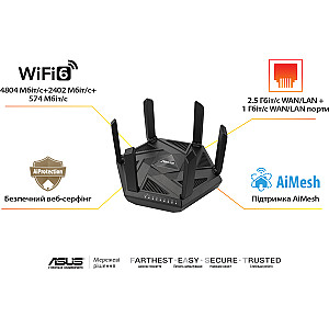 Бездротовий маршрутизатор Asus RT-AXE7800