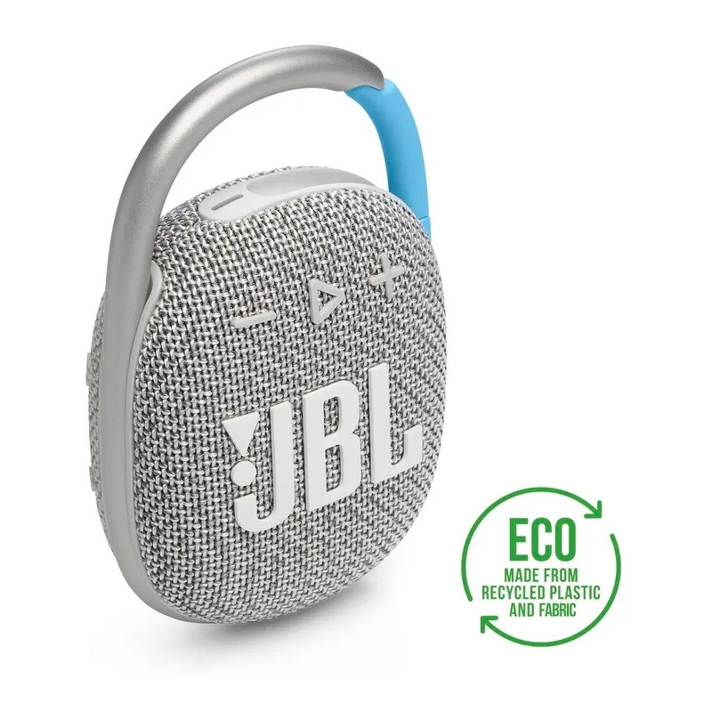 Акустична система JBL Clip 4 Eco White (JBLCLIP4ECOWHT)