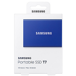 Накопичувач зовнішній SSD 2.5" USB 1.0TB Samsung T7 Indigo Blue (MU-PC1T0H/WW)