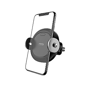 Тримач автомобільний Proda PD-CH013 Mike + бездротовий ЗП Black (6971278727576)