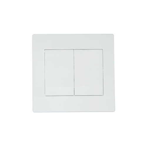 Вимикач SVEN Home SE-105 прохідний подвійний прихованого типу білий