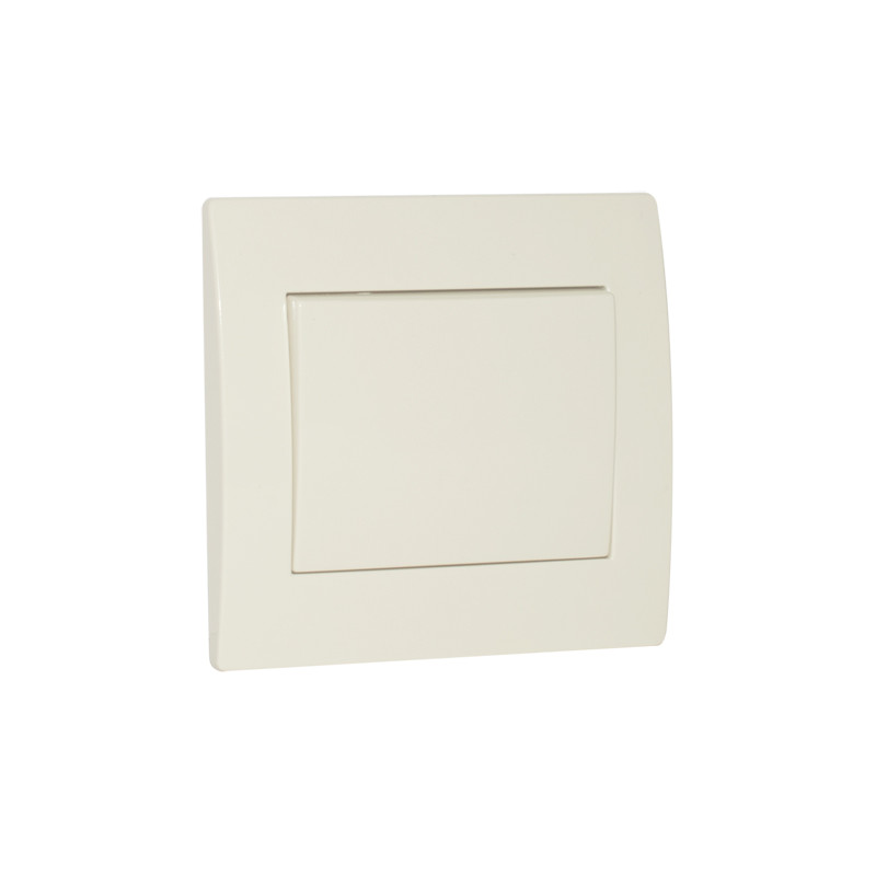 Вимикач SVEN Home SE-103 прохідний двополюсний одинарний прихованого типу слонова кістка