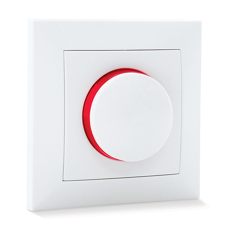 Димер SVEN Comfort SE-60038C з підсвічуванням прихованого типу білий