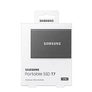 Накопичувач зовнішній SSD 2.5" USB 1.0TB Samsung T7 Titan Gray (MU-PC1T0T/WW)