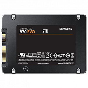 Накопичувач SSD 2TB Samsung 870 EVO 2.5" SATAIII MLC (MZ-77E2T0B/EU)