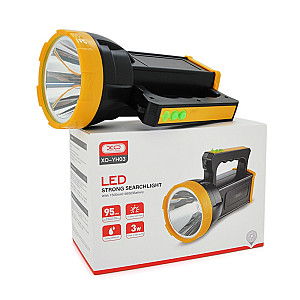 Ліхтарик переносний XO-YH03 1500mah, 3 реж., Black (XO-YH03/29218)