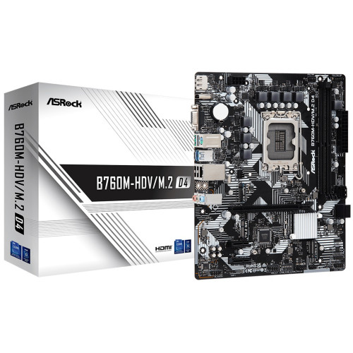 Материнська плата ASRock B760M-HDV/M.2 D4 Socket 1700