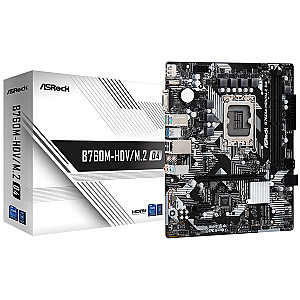 Материнська плата ASRock B760M-HDV/M.2 D4 Socket 1700