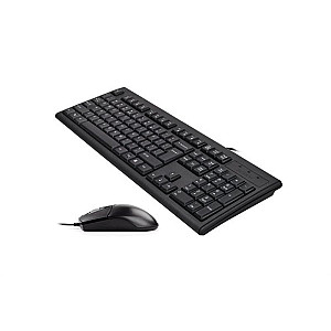Комплект (клавіатура, мишка) A4Tech KR-8372S Black