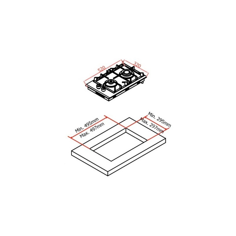 Варильна поверхня Fiesta G32IXCH SBF