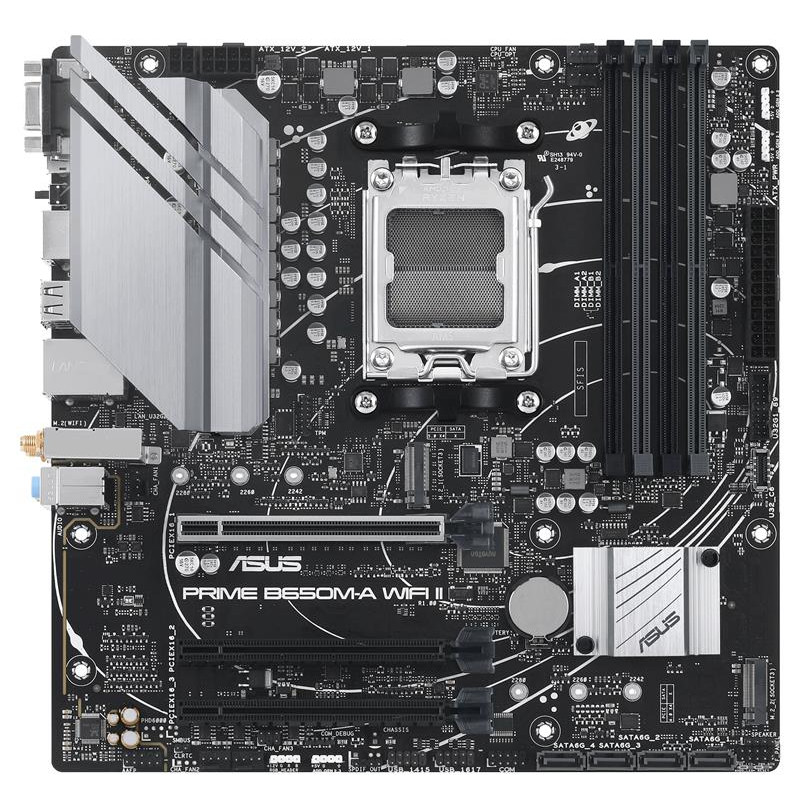 Материнська плата Asus PRIME B650M-A WiFi II Socket AM5