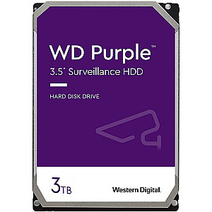 Накопичувач HDD SATA 3.0TB WD Purple 5400rpm 256MB (WD33PURZ)