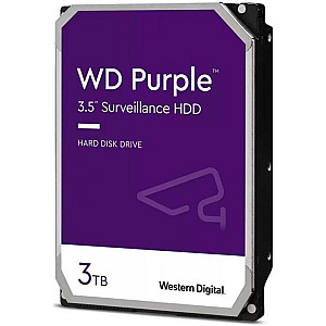 Накопичувач HDD SATA 3.0TB WD Purple 5400rpm 256MB (WD33PURZ)