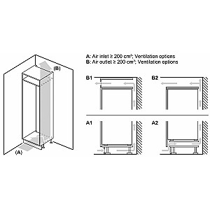 Вбудований холодильник Bosch KIS87AF30U