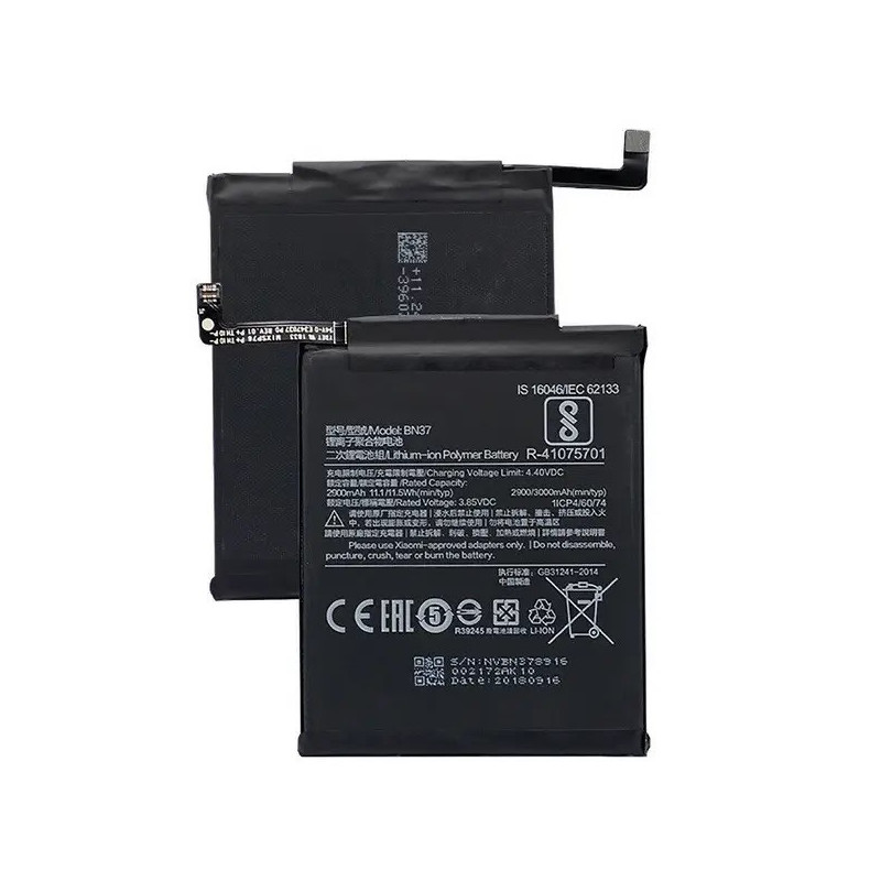 АКБ Xiaomi Redmi 6/Redmi 6A (BN37) (оригінал 100%, тех. упаковка) (A23476)