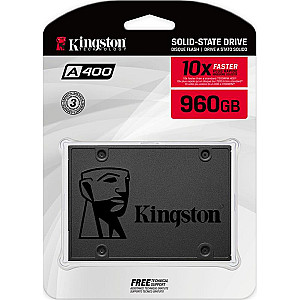 Накопичувач SSD  960GB Kingston SSDNow A400 2.5" SATAIII (SA400S37/960G)