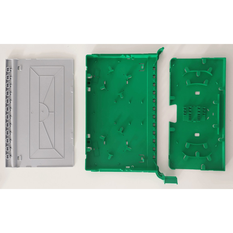 Патч-панель Abee оптична 24 порти LC, для встановлення в стійку, без перехідників і пігтейлів (OPP-LC24)