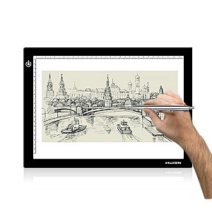 LED планшет (світлокопіювальний) Huion L4S + рукавичка