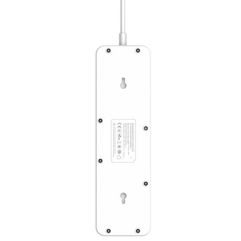 Фільтр живлення ProLogix Premium (PR-SC5614W) 5 розеток, 6 USB AUTO ID, 2 м, білий