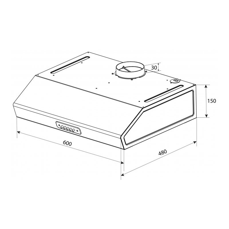 Витяжка Pyramida WHK 60 IV