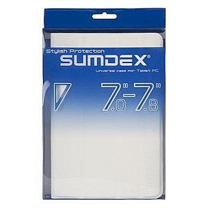 Чохол-книжка Sumdex універсальний 7" White (TCC-700WT)