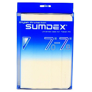 Чохол-книжка Sumdex універсальний 7" White (TCH-704WT)