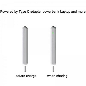 БЗП Goojodoq Wireless Magnetic 1W Type-C для стилуса Apple Pencil 2 White (1005004911171547W)