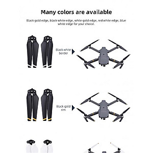 Пропелери лопаті гвинти SK для DJI Mavic Pro Platinum Quick Props (4шт) Black/White (32861866063BW)