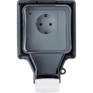 Водонепроникна розумна розетка TUYA Wi-Fi, EU (HS081379)