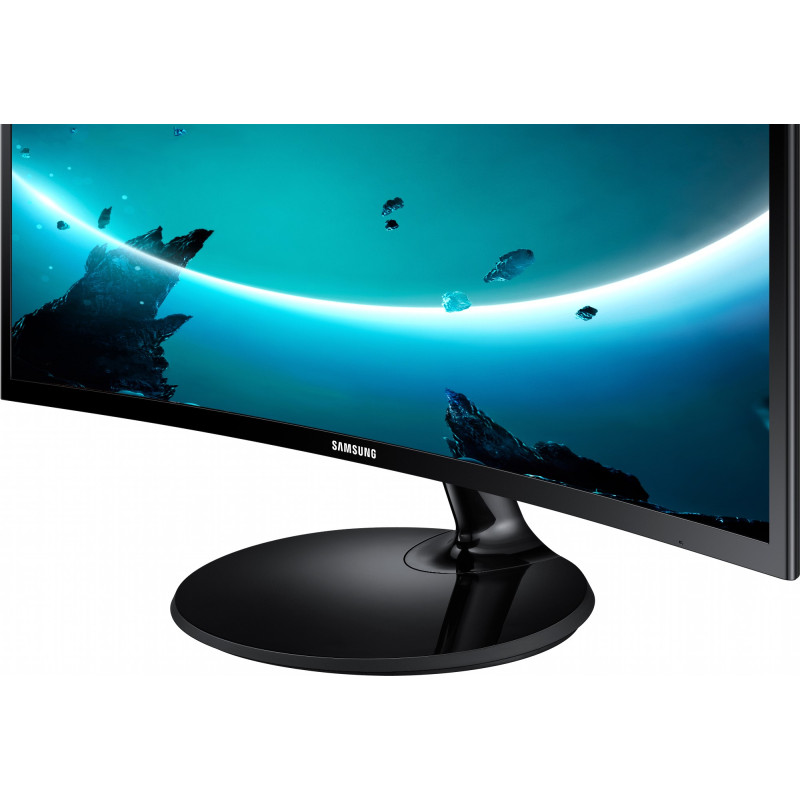 Монiтор Samsung 24" LS24C360 (LS24C360EAIXCI) Curved VA Black