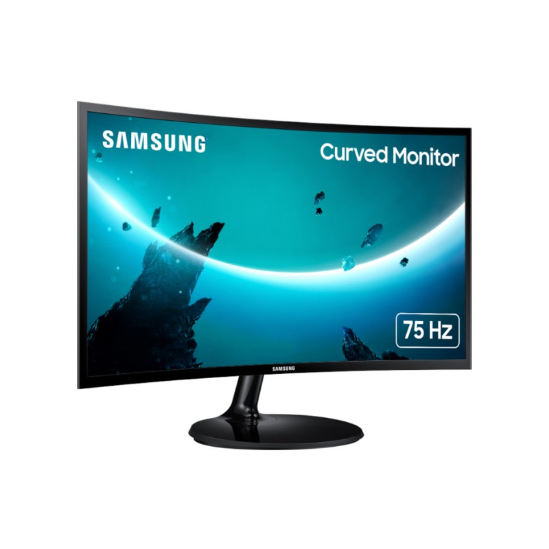 Монiтор Samsung 27" LS27C360 (LS27C360EAIXCI) Curved VA Black
