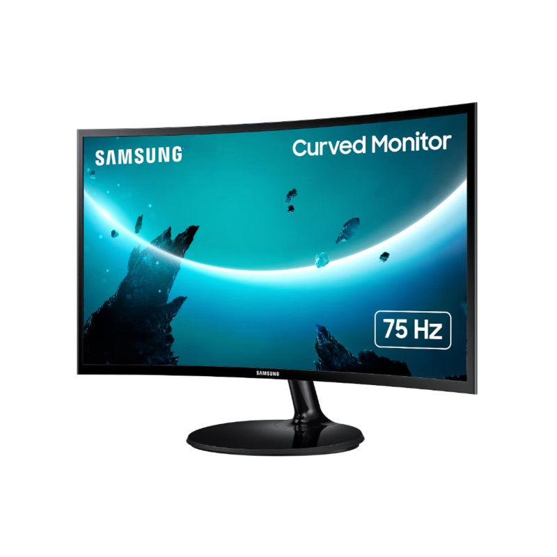 Монiтор Samsung 27" LS27C360 (LS27C360EAIXCI) Curved VA Black