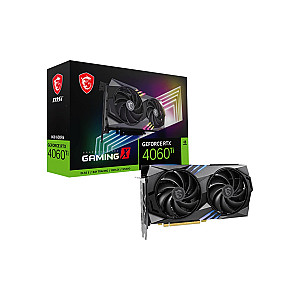 Відеокарта GF RTX 4060 Ti  8GB GDDR6 Gaming X MSI (GeForce RTX 4060 Ti GAMING X 8G)