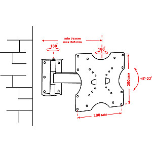 Кронштейн КВАДО К-41