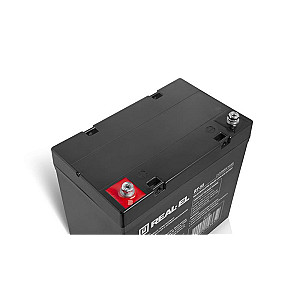 Акумуляторна батарея REAL-EL 12V 55AH (EL122220002) AGM