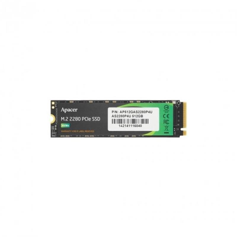 Накопичувач SSD  512GB Apacer AS2280P4U M.2 2280 PCIe 3.0 x4 3D TLC (AP512GAS2280P4U-1)