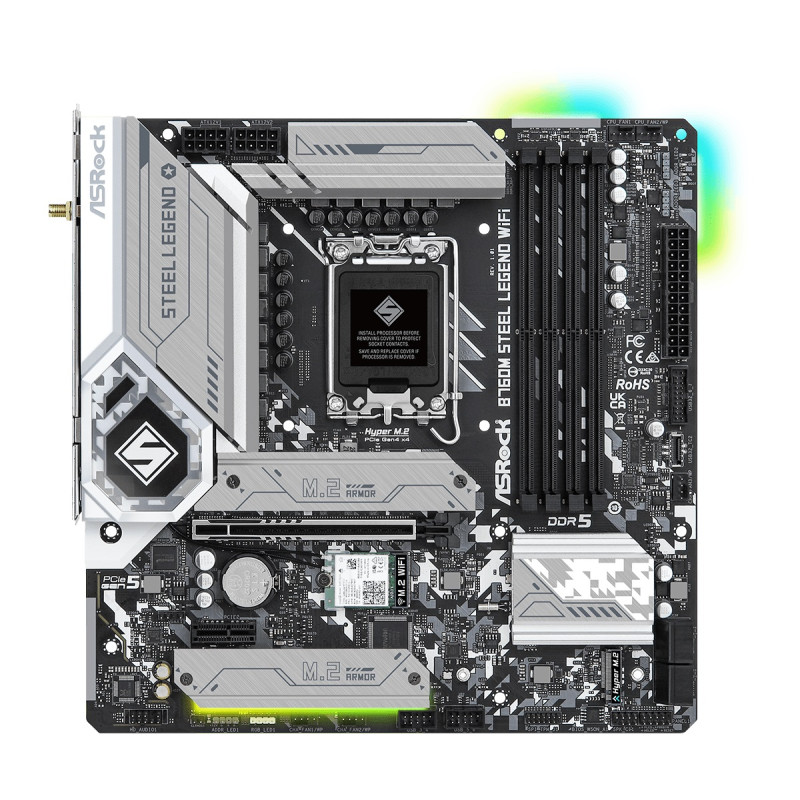 Материнська плата ASRock B760M Steel Legend WiFi Socket 1700