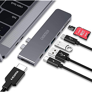 Концентратор Choetech HUB-M14 7 in 1 USB-C Multiport Adapter