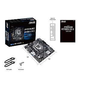 Материнська плата Asus Prime H510M-K R2.0 Socket 1200