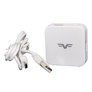 Концентратор USB 2.0 Frime 4хUSB2.0 White (FH-20021)