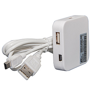Концентратор USB 2.0 Frime 4хUSB2.0 White (FH-20021)