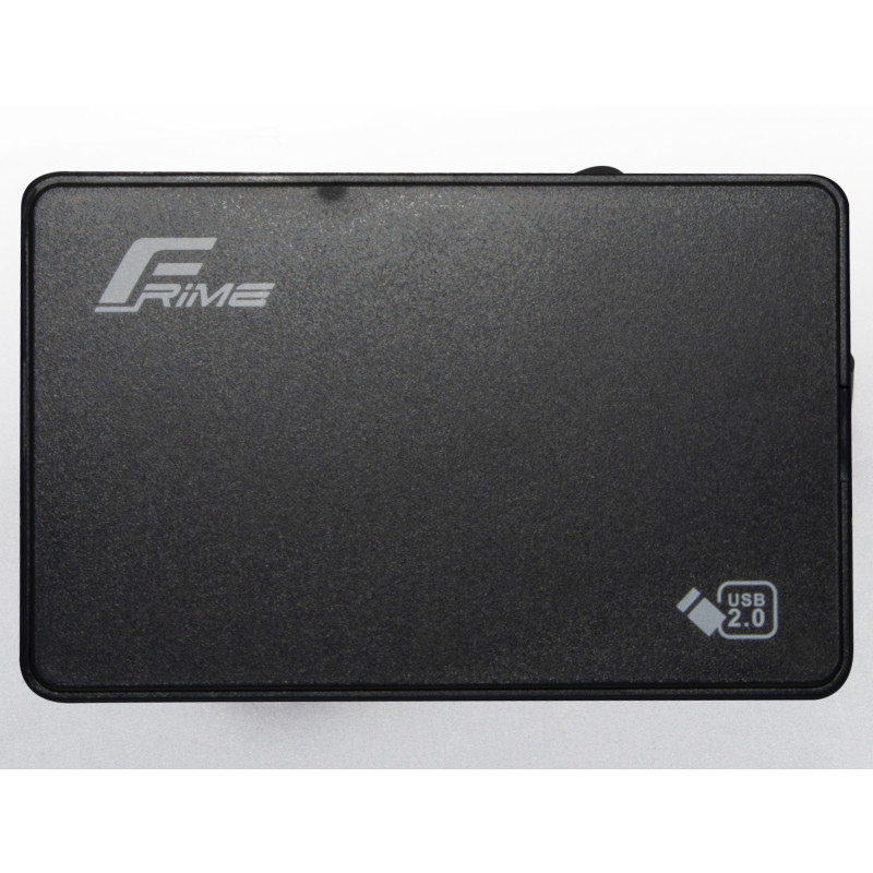 Зовнішня кишеня Frime SATA HDD/SSD 2.5", USB 2.0, Plastic, Black (FHE10.25U20)