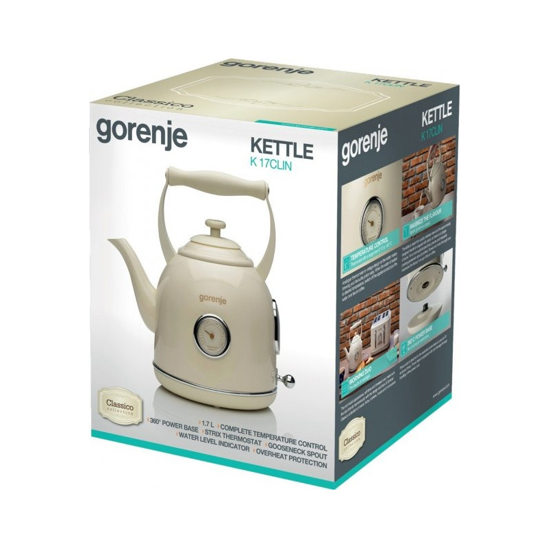 Електрочайник Gorenje K17CLIN